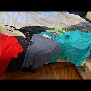 Men’s large t shirts and dress shirts